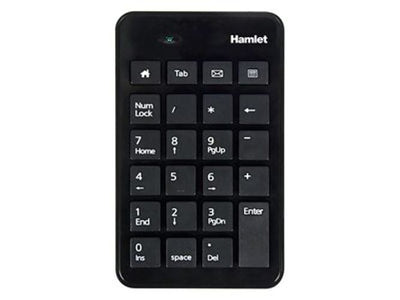 Hamlet Numeric Keypad tastierino numerico usb 2.0 nero [XKPADUBK]