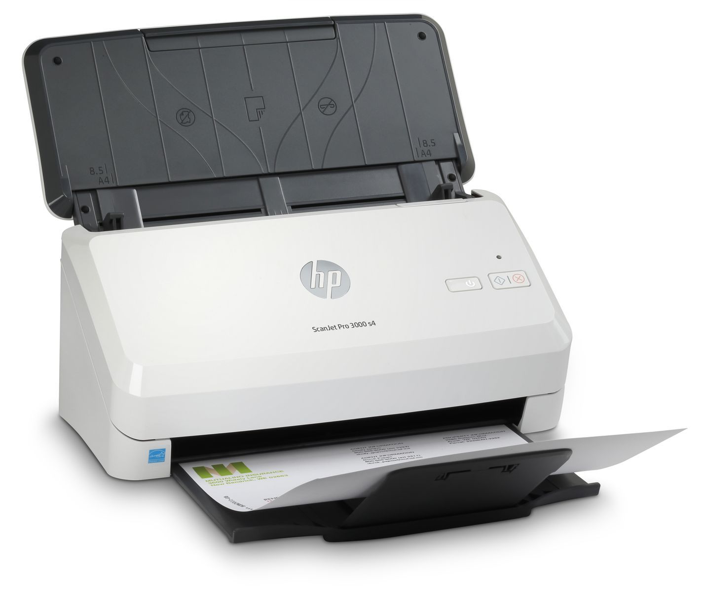HP Scanjet Pro 3000 s4 Scanner a foglio 600 x 600 DPI A4 Nero, Bianco [6FW07A#B19]