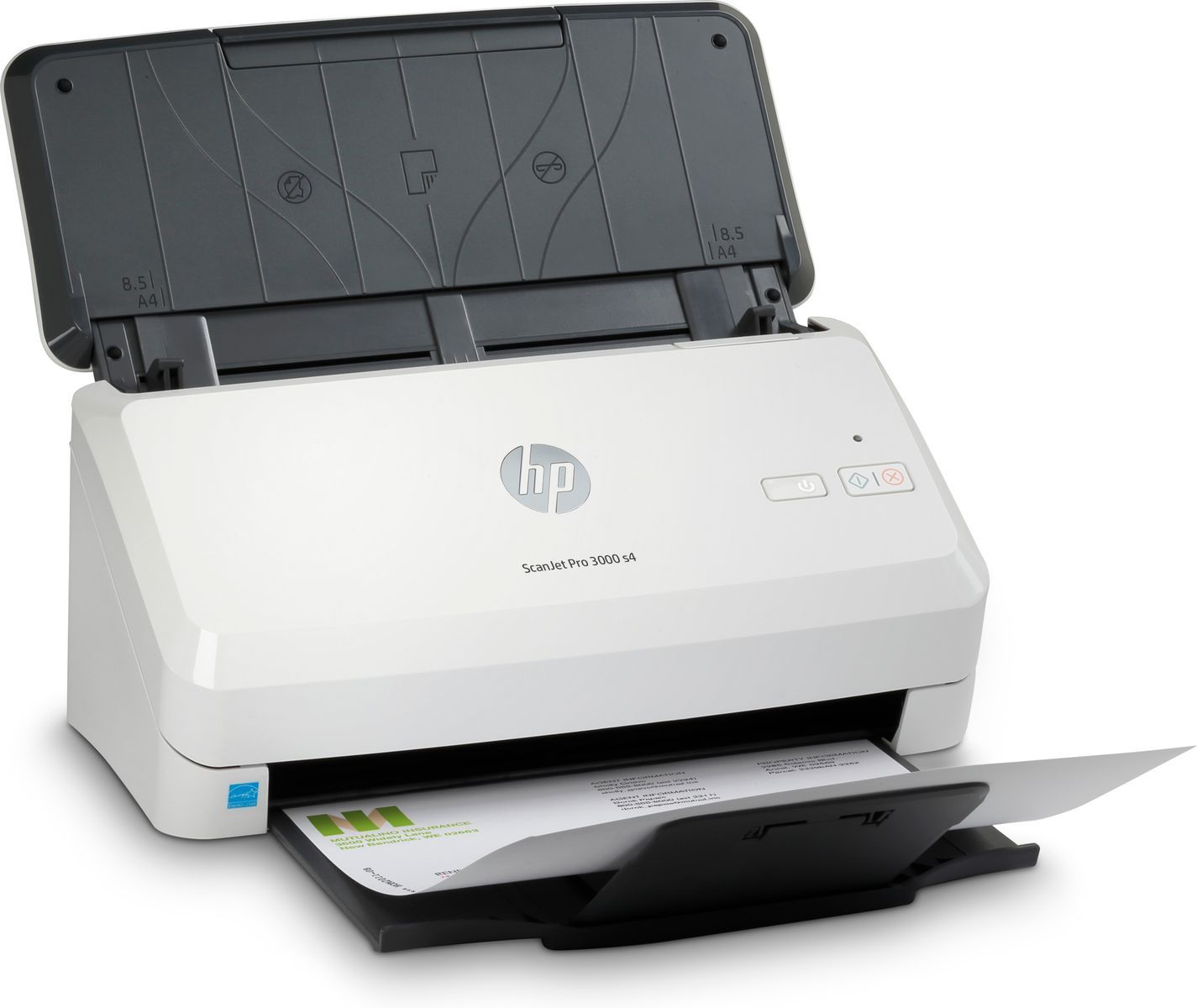HP Scanjet Pro 3000 s4 Scanner a foglio 600 x 600 DPI A4 Nero, Bianco [6FW07A#B19]