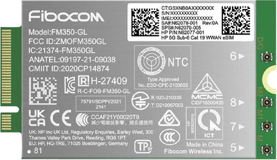 Hp Wireless Cellular Modem - 5G [AM5R4AA]