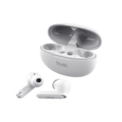 Trust Yavi Auricolare True Wireless Stereo (TWS) In-ear Musica e Chiamate USB tipo-C Bluetooth Bianco [25172]