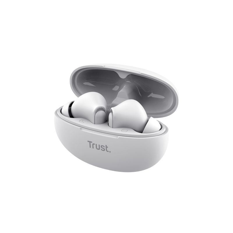 Trust Yavi Auricolare True Wireless Stereo (TWS) In-ear Musica e Chiamate USB tipo-C Bluetooth Bianco [25172]