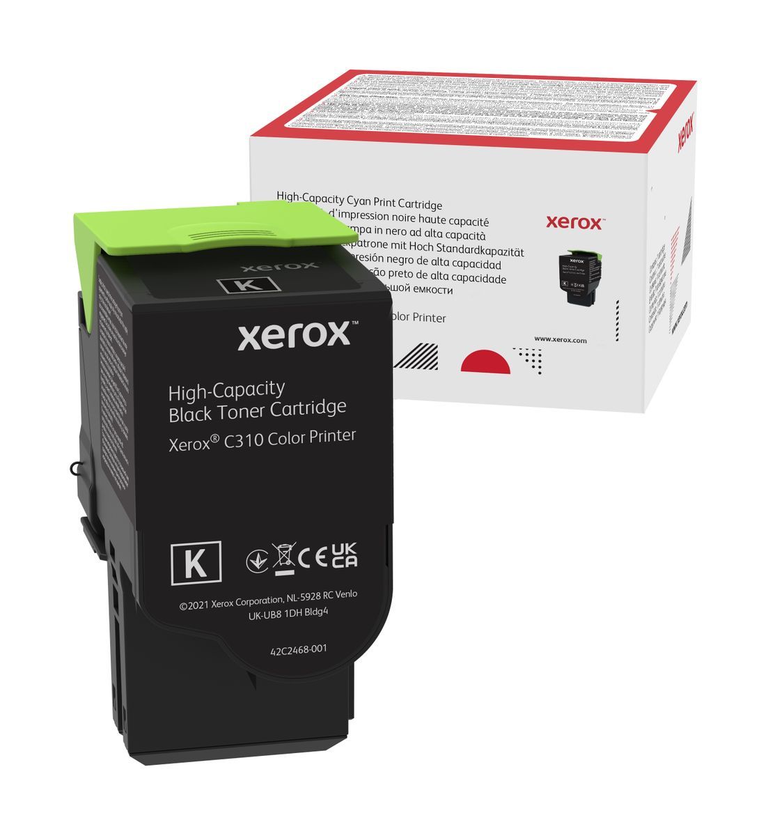Xerox Cartuccia toner Nero a Alta capacità da 8000 Pagine per Stampante a colori  C310/multifunzione a colori  C315 (006R04364) [006R04364]