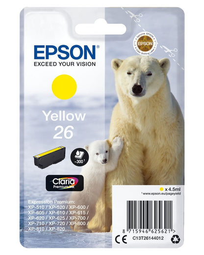 Epson Polar bear Cartuccia Giallo [C13T26144012]