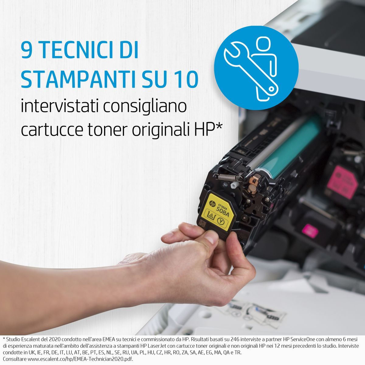 HP Cartuccia Toner originale giallo LaserJet 507A [CE402A]