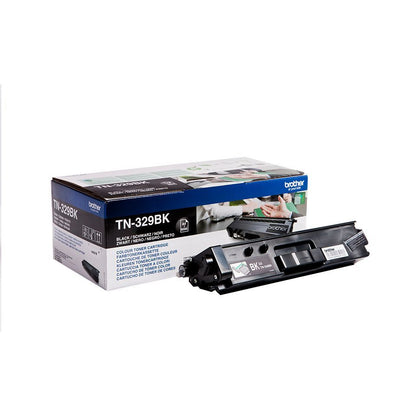 Brother TN-329BK cartuccia toner 1 pz Originale Nero [TN329BK]