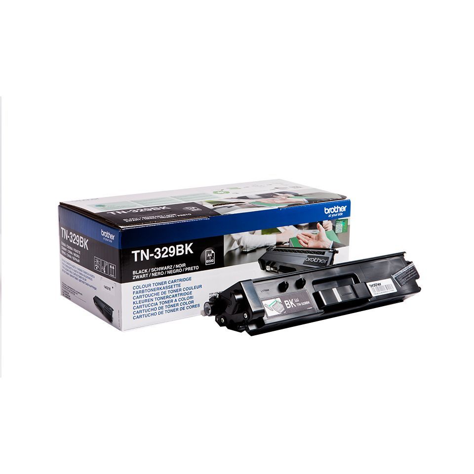 Brother TN-329BK cartuccia toner 1 pz Originale Nero [TN329BK]