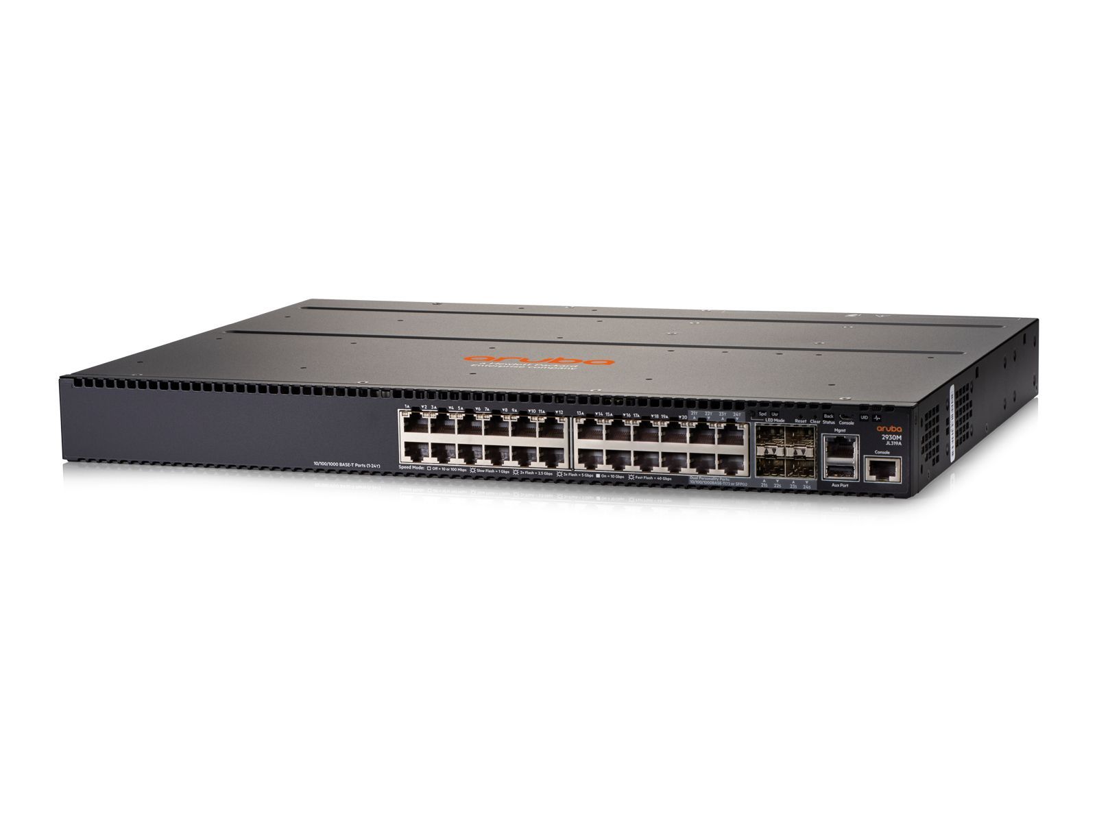 HPE Aruba Networking Aruba 2930M 24G 1-slot Gestito L3 Gigabit Ethernet (10/100/1000) 1U Grigio [JL319A]