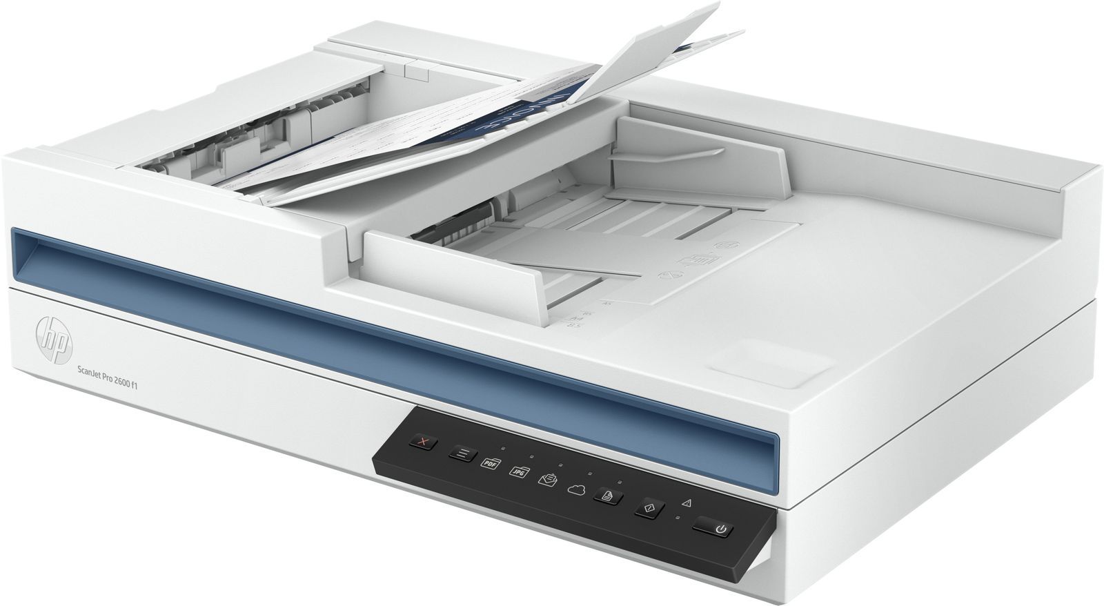 HP Scanjet Pro 2600 f1 Scanner piano e ADF 600 x 600 DPI A4 Bianco [20G05A#B19]