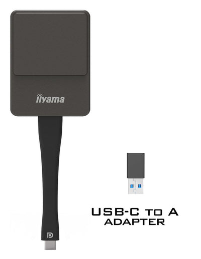 iiyama WP D002C dongle Smart TV USB 4K Ultra HD Nero, Argento [WPD002C]