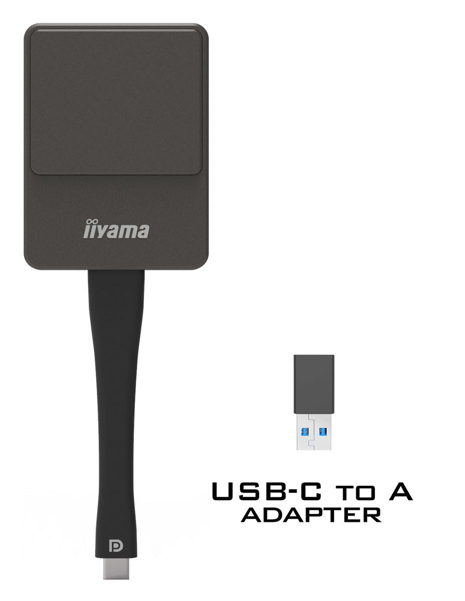 iiyama WP D002C dongle Smart TV USB 4K Ultra HD Nero, Argento [WPD002C]