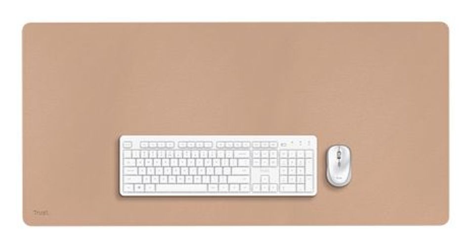 Trust Benya XXL sottomano Cloruro di polivinile (PVC) Beige [25713]