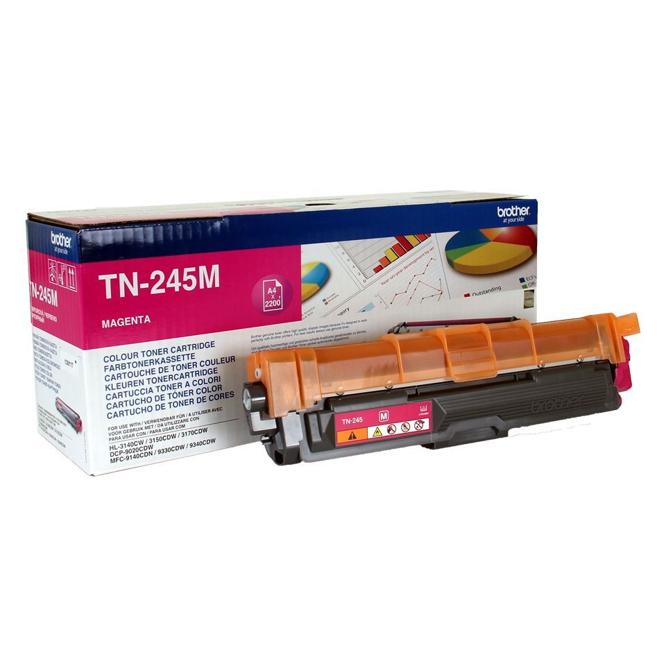 Brother TN-245M cartuccia toner 1 pz Originale Magenta [TN245M]