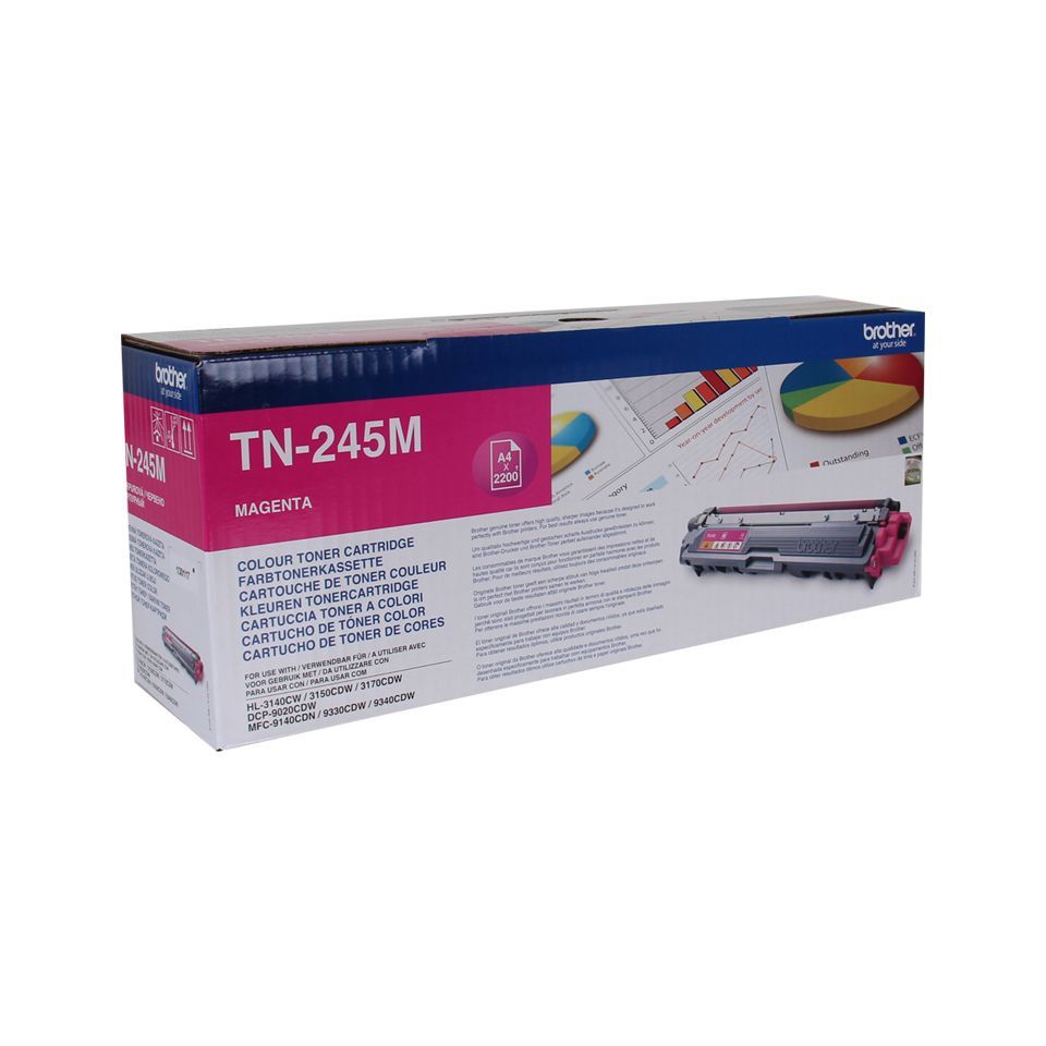 Brother TN-245M cartuccia toner 1 pz Originale Magenta [TN245M]