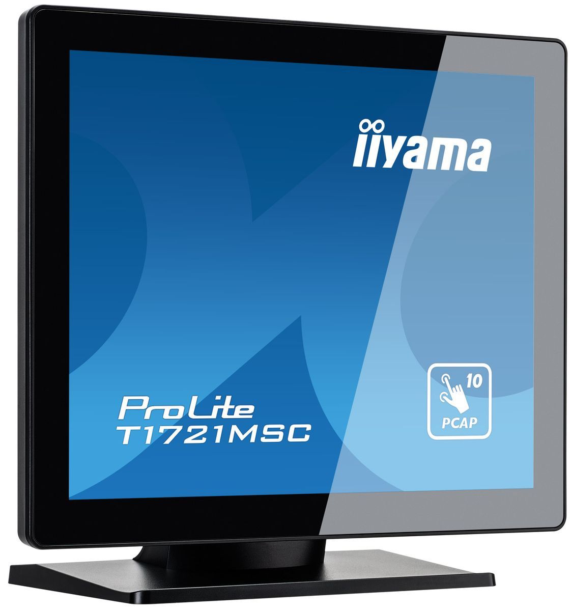iiyama ProLite T1721MSC-B2 Monitor PC 43,2 cm (17") 1280 x 1024 Pixel SXGA LED Touch screen Da tavolo Nero [T1721MSC-B2]