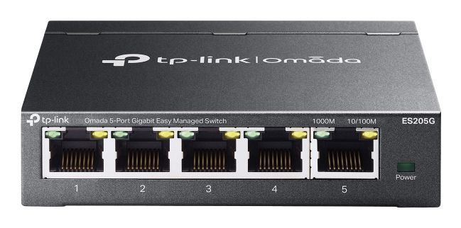 TP-Link Omada ES205G switch di rete Gestito Gigabit Ethernet (10/100/1000) Nero [ES205G]