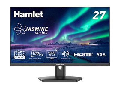 Hamlet HM27JF-V Monitor PC 68,6 cm (27") 1920 x 1080 Pixel Full HD LED Nero [HM27JF-V]