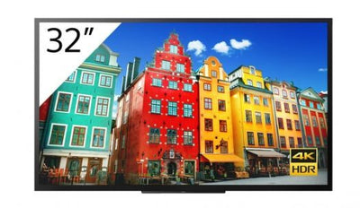 Sony FW-32BZ30J1 visualizzatore di messaggi Pannello piatto per segnaletica digitale 81,3 cm (32") LCD Wi-Fi 300 cd/m 4K Ultra HD Nero Processore integrato [FW-32BZ30J1]