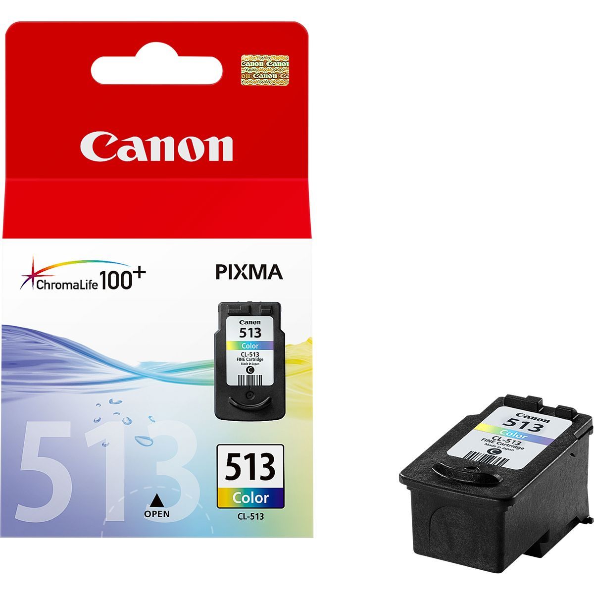 Canon Cartuccia d'inchiostro colore a resa elevata CL-513 C/M/Y [2971B001]