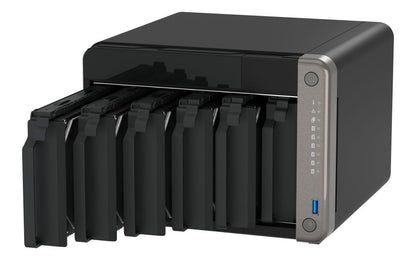 QNAP TS-AI642-8G server NAS e di archiviazione Tower Collegamento ethernet LAN Nero Cortex-A76 [TS-AI642-8G]
