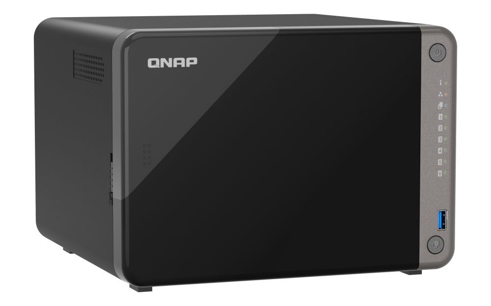 QNAP TS-AI642-8G server NAS e di archiviazione Tower Collegamento ethernet LAN Nero Cortex-A76 [TS-AI642-8G]