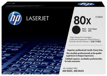 HP Cartuccia Toner originale nero ad alta capacità LaserJet 80X [CF280X]