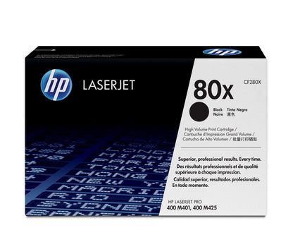 HP Cartuccia Toner originale nero ad alta capacità LaserJet 80X [CF280X]