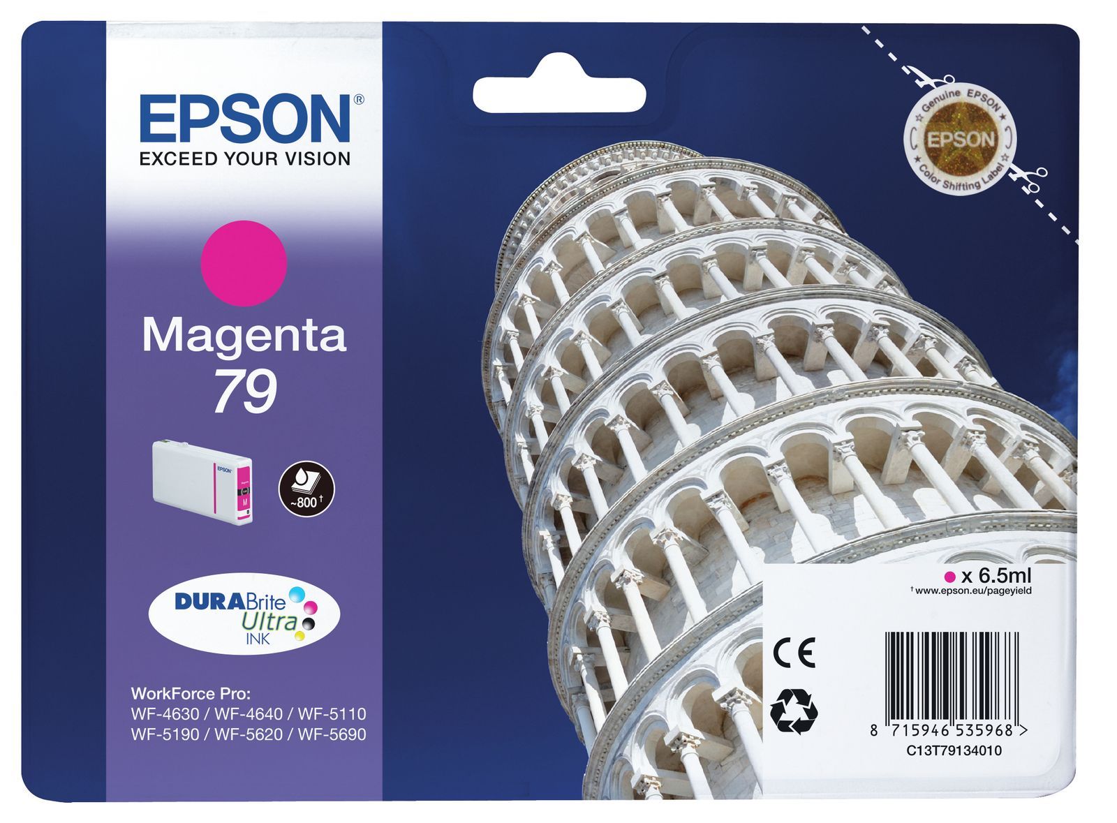 Epson Tower of Pisa Tanica Magenta [C13T79134010]