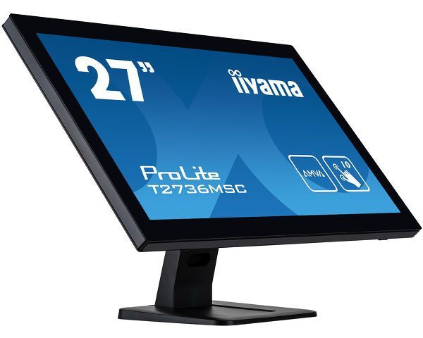 iiyama ProLite T2752MSC-B1 Monitor PC 68,6 cm (27") 1920 x 1080 Pixel Full HD LED Touch screen Nero [T2752MSC-B1]