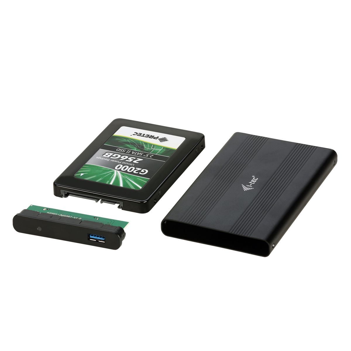 i-tec Advance MYSAFEU312 contenitore di unità di archiviazione Box esterno HDD/SSD Nero 2.5" [MYSAFEU312]