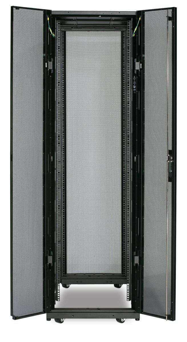 APC NetShelter SX 42U 600mm Wide x 1070mm Deep Enclosure with Sides Black Rack indipendenti Nero [AR3100] - ITPartners