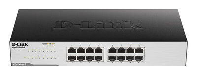 D-Link GO-SW-16G switch di rete Non gestito Gigabit Ethernet (10/100/1000) Nero [GO-SW-16G]