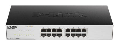 D-Link GO-SW-16G switch di rete Non gestito Gigabit Ethernet (10/100/1000) Nero [GO-SW-16G] - ITPartners