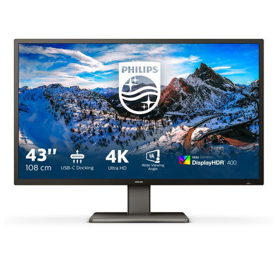 Philips P Line 439P1/00 Monitor PC 108 cm (42.5") 3840 x 2160 Pixel 4K Ultra HD LCD Nero [439P1/00]