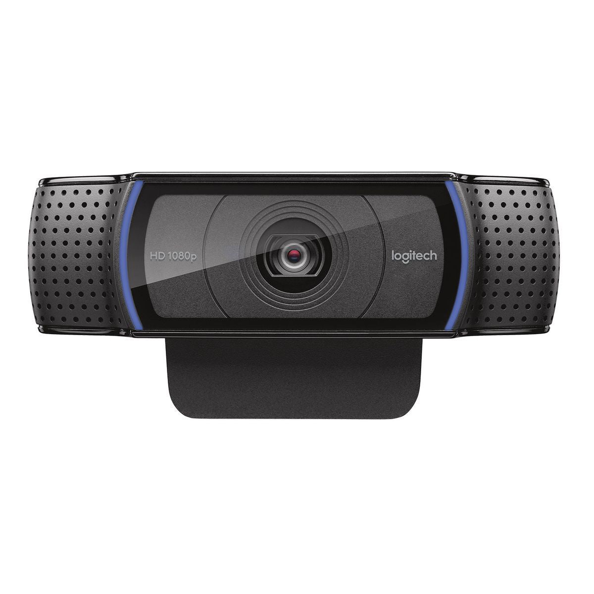 Logitech C920 HD Pro Webcam, Videochiamata Full HD 1080p/30fps, Audio Stereo Chiaro, Correzione Luce HD, Funziona con Skype, Zoom, FaceTime, Hangouts, PC/Mac/Laptop/Tablet/Chromebook - Nero [960-001055]