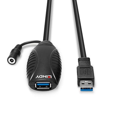 Lindy 10m USB 3.0 cavo USB USB A Nero [LINDY43156]