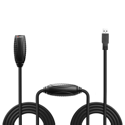 Lindy 10m USB 3.0 cavo USB USB A Nero [LINDY43156]