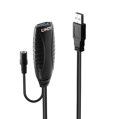 Lindy 10m USB 3.0 cavo USB USB A Nero [LINDY43156]
