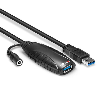 Lindy 10m USB 3.0 cavo USB USB A Nero [LINDY43156]