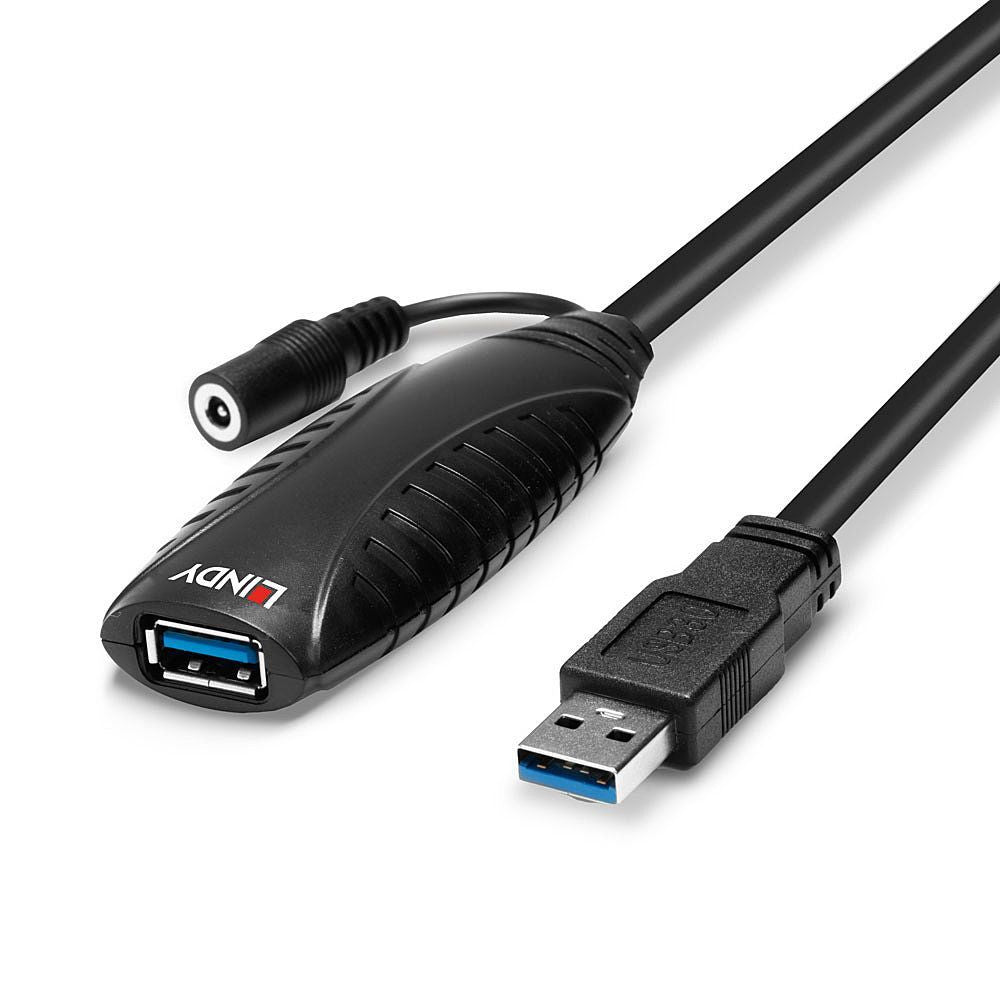 Lindy 10m USB 3.0 cavo USB USB A Nero [LINDY43156]