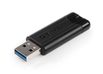 Verbatim PinStripe 3.0 - Memoria USB 3.0 da 64 GB  - Nero [49318]