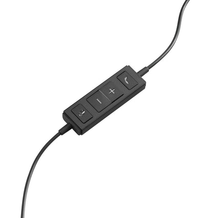 Logitech H570e Auricolare Cablato A Padiglione Ufficio USB tipo A Nero [981-000575]
