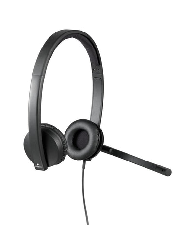 Logitech H570E Auricolare Cablato A Padiglione Ufficio USB tipo A Nero [981-000575]