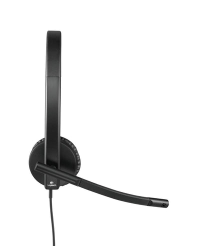 Logitech H570E Auricolare Cablato A Padiglione Ufficio USB tipo A Nero [981-000575]