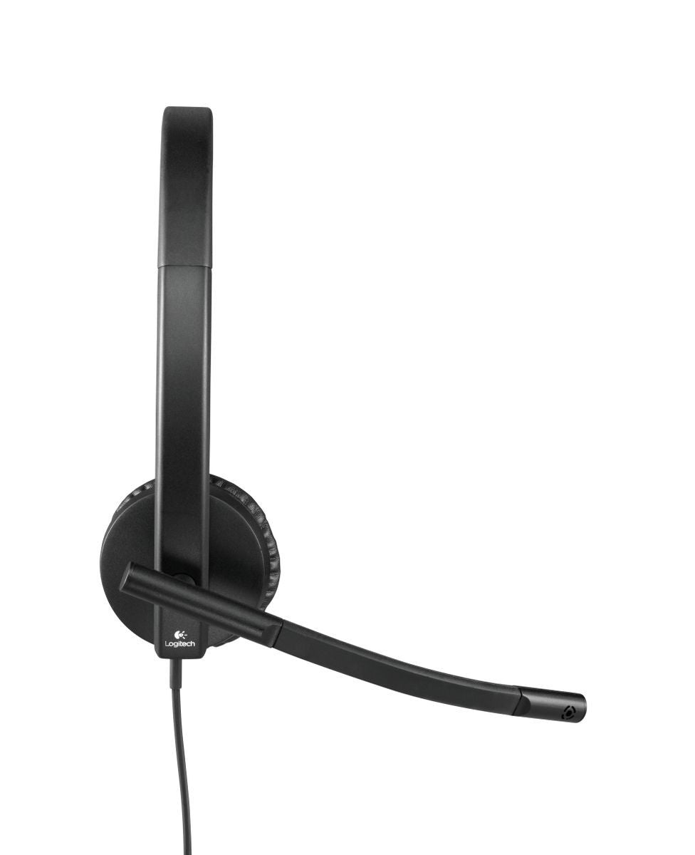 Logitech H570E Auricolare Cablato A Padiglione Ufficio USB tipo A Nero [981-000575]