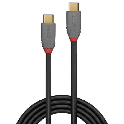 Lindy 36902 cavo USB 1,5 m USB C Nero, Grigio [LINDY36902]