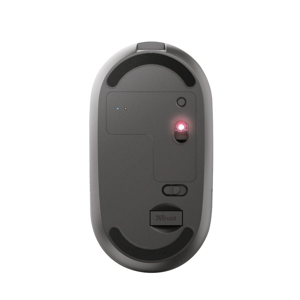Trust Puck mouse Ufficio Ambidestro RF senza fili + Bluetooth Ottico 1600 DPI [24059]
