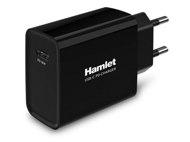 Hamlet XPWCU118PD Caricabatterie per dispositivi mobili Nero Interno [XPWCU118PD]