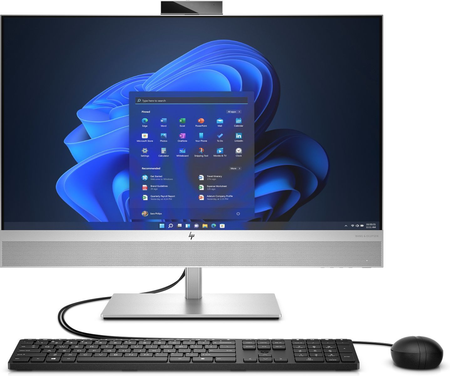 HP EliteOne 870 G9 Intel Core i7 i7-14700 68,6 cm (27") 1920 x 1080 Pixel PC All-in-one 32 GB DDR5-SDRAM 1 TB SSD Windows 11 Pro Wi-Fi 6E (802.11ax) Argento [99A42ET#ABZ]
