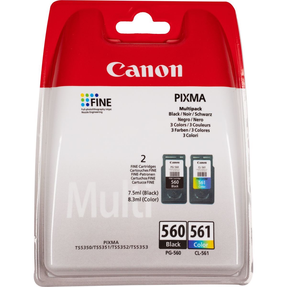 Canon 3713C008 cartuccia d'inchiostro 2 pz Originale Nero, Ciano, Magenta, Giallo [3713C008]